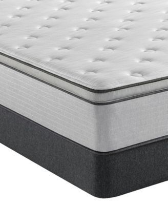 Beautyrest - BR800 13.5" Plush Pillow Top Mattress Set- Twin XL