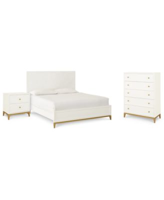 Furniture - Chelsea Bedroom  3-Pc. Set (Queen Bed, Nightstand & Chest)