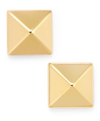 Macy's - Pyramid Stud Earrings in 14k Gold