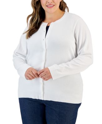Karen Scott - Plus Size Cardigan