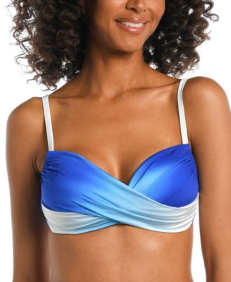 La Blanca - Women's Ocean Oasis Wrap-Front Bikini Top