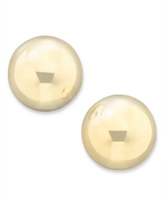Macy's - 14k Yellow Gold Stud Earrings (8mm)