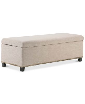 Simpli Home - Rhodes Bench, Quick Ship