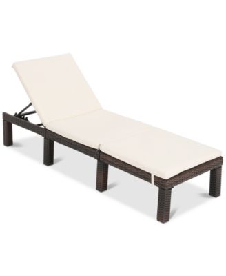 Noble House - Mason Outdoor Chaise Lounge, Quick Ship