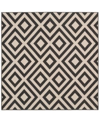 Surya - Alfresco ALF-9639 Black 8'9" Square Area Rug