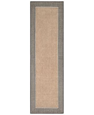 Surya - Alfresco ALF-9684 Camel 2'3" x 7'9" Runner Area Rug