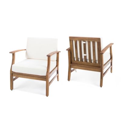 Noble House - Perla Outdoor Club Chair (Set of 2)