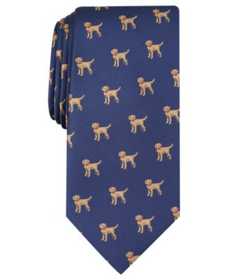 Club Room - Men's Labrador Convo Print Tie, Created For Macy's
