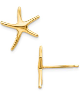 Macy's - Starfish Stud Earrings in 14k Gold