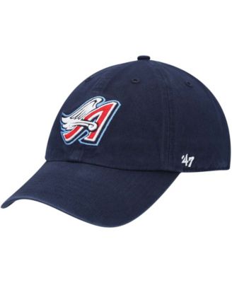 '47 Brand - Men's Navy California Angels 1997 Wings Logo Cooperstown Collection Clean Up Adjustable Hat