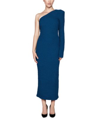 Bardot - Women's One-Shoulder Crinkle Sheath Dress