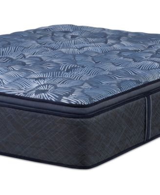 Serta - Perfect Sleeper Cobalt Calm 15" Plush Pillow Top Mattress Set-King