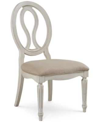 Furniture - Sag Harbor Round Pierced Back Side Chair