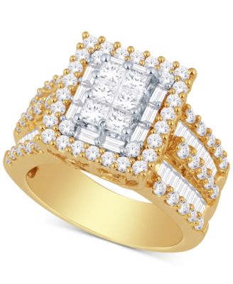 Macy's - Diamond Ring (3 ct. t.w.) in 14k Gold or White Gold