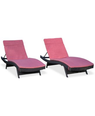 Noble House - Mirage Outdoor Chaise Lounge (Set Of 2)