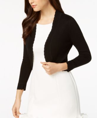 Jessica Howard - Open-Front Cropped Cardigan