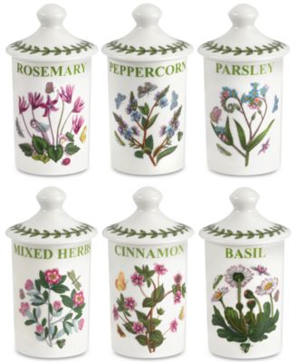 Portmeirion - Botanic Garden 6-Pc. Spice Jar Set