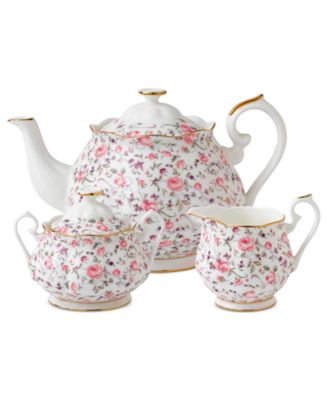 Royal Albert - Rose Confetti 3-Piece Tea Set