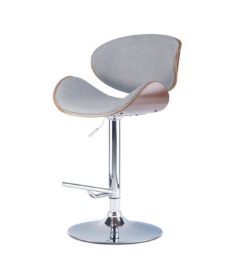 Simpli Home - Marana Adjustable Barstool, Quick Ship