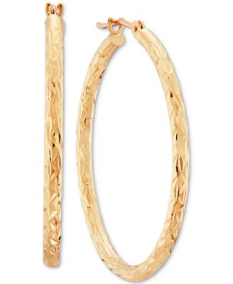 Macy's - Round Tube Hoop Earrings in 10k Gold