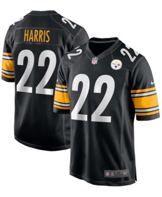 Nike - Men's Najee Harris Black Pittsburgh Steelers 2021 Draft First Round Pick Game Jersey