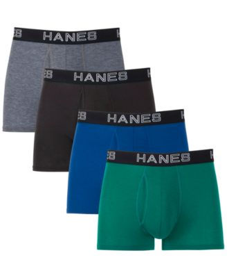 Hanes - Men's 4-Pk. Ultimate ComfortFlex Fit Total Support Pouch Trunks