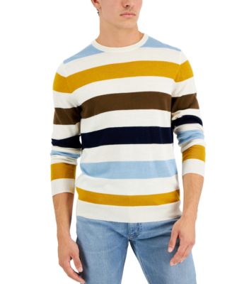 Club Room - Men's Merino Stripe Sweater