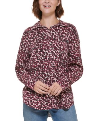 Calvin Klein Jeans - Women's Animal Boyfriend Shirt