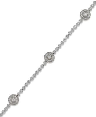 Macy's - Diamond Circle Bracelet in Sterling Silver (1/2 ct. t.w.)