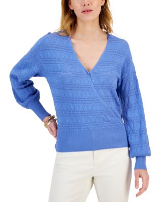 I.N.C. International Concepts - Women's Knit Surplice Top