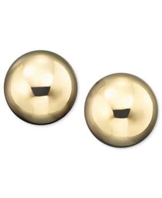 Macy's - 14k Yellow Gold Stud Earrings (6mm)