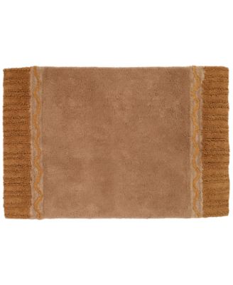Avanti - Braided Medallion Cotton Colorblocked 20" x 30" Bath Rug