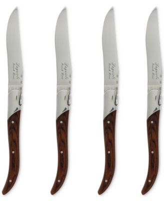 French Home - Laguiole Connoisseur Rosewood Steak Knives, Set of 4