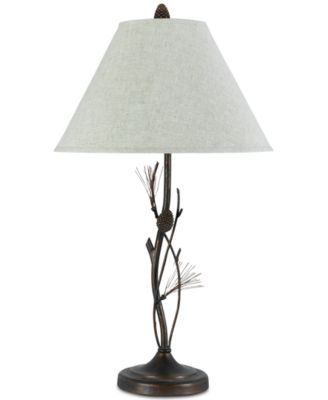 Cal Lighting - 150W 3-Way Pine Twig Iron Table Lamp