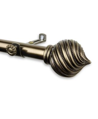 Rod Desyne - Bisque Curtain Rod 0.8125" Diameter 28" - 48"