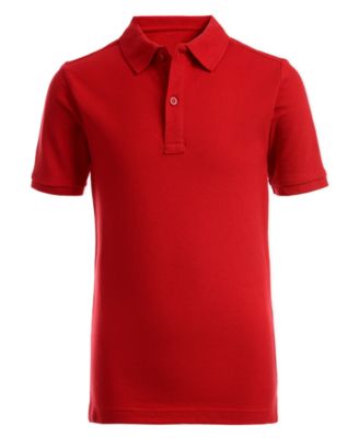 Nautica - Little Boys Stretch White Double Piqu&eacute; Polo