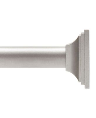 Kenney - Twist Fit™ No Tools Decorative Shower Curtain Rod, 42-72"