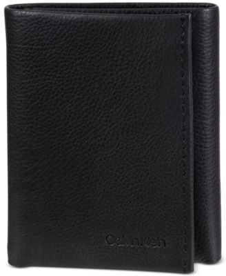 Calvin Klein - Men's Soft Milled Trifold Wallet
