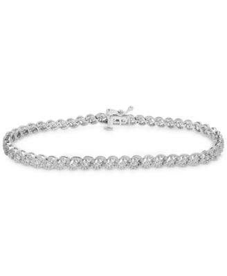 Macy's - Diamond Tennis Bracelet (1 ct. t.w.) in 10k White Gold