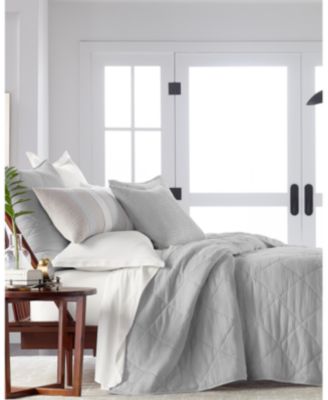 Hotel Collection - Dobby Diamond Full/Queen Coverlet, Created for Macy's