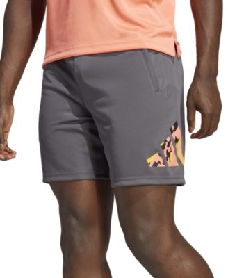 adidas - Men's Train Essentials Seasonal Camo-Filled Logo Training Shorts