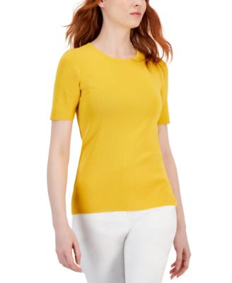 Tahari ASL - Women's Short-Sleeve Knit Top