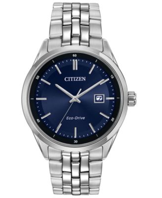 Citizen - Men's Eco-Drive Stainless Steel Bracelet Watch 41mm BM7251-53L