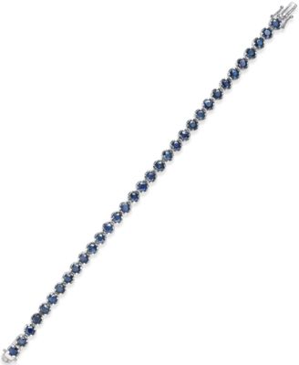 Macy's - Gemstone Tennis Bracelet in Sterling Silver