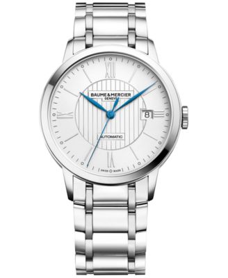 Baume & Mercier - Men's Swiss Automatic Classima Stainless Steel Bracelet Watch 40mm M0A10215