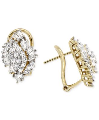 Wrapped in Love - Diamond Cluster Earrings (1 ct. t.w.) in 14k Gold