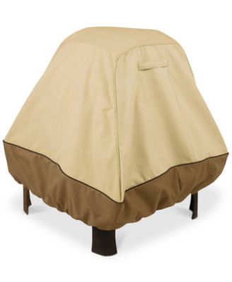 Classic Accessories - Stand Up Fire Pit Cover, Quick Ship